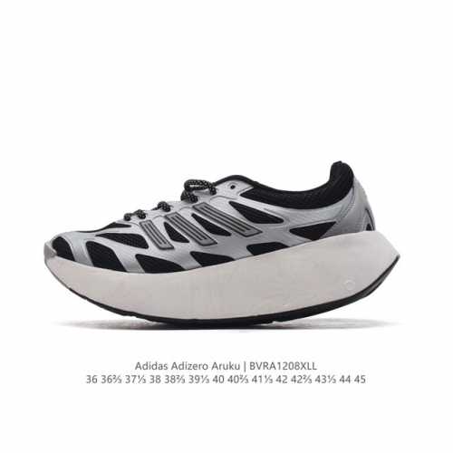 公司级 阿迪达斯 Adidas 男女士休闲鞋 Adizero Aruku 减震耐磨缓冲回弹百搭运动鞋 厚底增高老爹鞋。今年曝光的adidas Adizero A