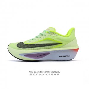 公司级 Nike耐克Zoom Fly 6 马拉松碳板米黑跑步鞋男款运动鞋Fn8455-001春新款Zoom Fly 6 prm缓震轻便跑步鞋 这款鞋在继承了 N