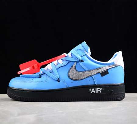 纯原off-White X Nk Air Force 1 Mca 空军一号低帮板鞋 Ow联名北卡蓝蓝色艺术馆 Ci1173- 官方同步 原装级别 原楦头原纸板 - 点击图像关闭