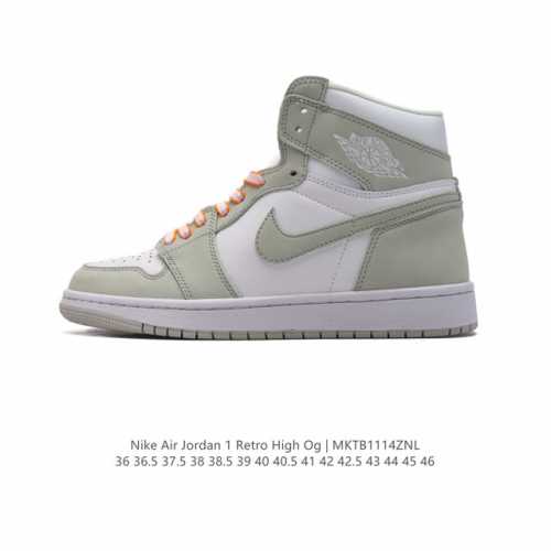公司级 耐克 男女同款运动板鞋 Nike Air Jordan 1 Retro High Og 乔丹一代aj1 乔1 Aj1 篮球鞋复刻运动鞋。皮面高帮板鞋的设