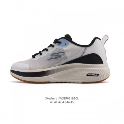 新款 Skechers 斯凯奇 男士运动跑步鞋 老爹鞋 Stamina 织物网面透气 轻便防滑 减震舒适 耐磨 复古 时尚 拼接 休闲 厚底增高运动鞋舒适百搭不