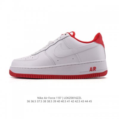 耐克 Nike Air Force 1 '07 Low 空军一号含气垫 小白鞋 2025年新款 低帮百搭厚底增高休闲运动板鞋。柔软、弹性十足的缓震性能和出色的中
