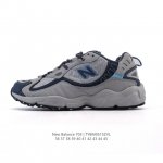 新品 新百伦 New Balance Nb 703系列老爹鞋 合成革 舒适百搭 减震支撑 低帮运动跑步鞋 户外功能鞋D宽，网面+麂皮拼接透气又耐造，走石子路居然
