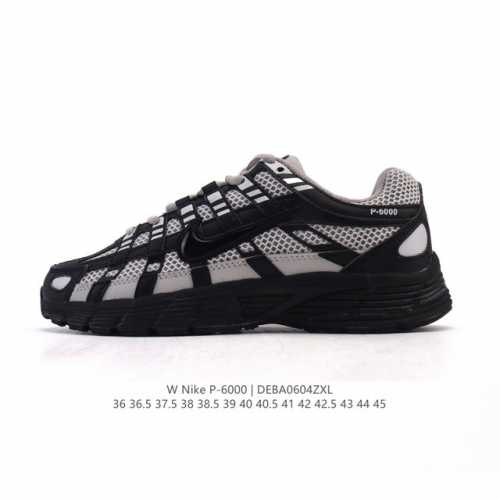 耐克 Nike 男女子休闲运动鞋解构绑带 双鞋带 P-6000Premium 轻便舒适透气防滑缓震耐磨跑步鞋。P-6000 是一款植根于 2000 年代风格的混
