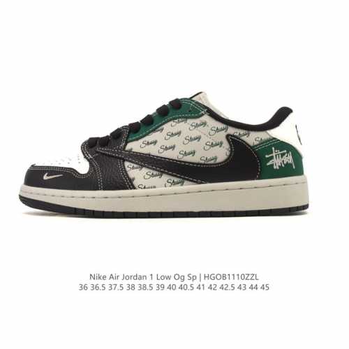 真标 耐克 Nike Air Jordan 1 Low Og Sp Military Blue Aj1乔1倒勾 2025年新款 低帮篮球鞋 Aj1 乔丹1代 A