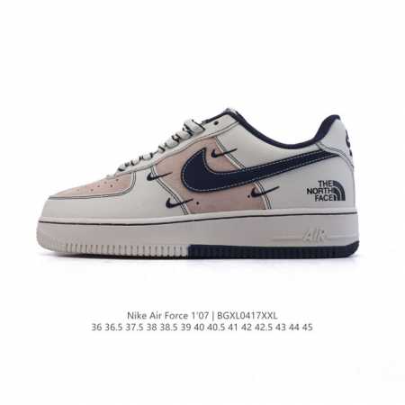 公司级 Af1耐克 Nike Air Force 7 Low 空军一号 小白鞋 北面北脸联名 厚底增高百搭运动板鞋 原楦头原纸板 打造纯正空军版型，专注外贸渠道 - 点击图像关闭
