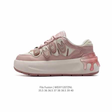 公司级 斐乐 女款老爹鞋 Fila Fusion 厚底增高百搭运动板鞋 意大利百年经典运动品牌，网红单品 小红书推荐爆款 Fila斐乐新款小白鞋斐乐潮牌文化街头 - 点击图像关闭