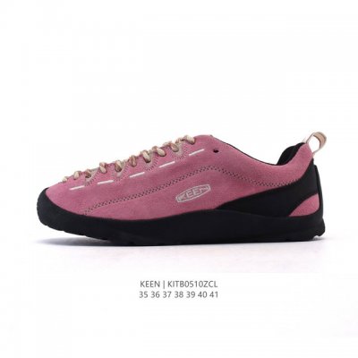 美国人气户外品牌-科恩Keen Jasper Rocks Sp贾斯珀都市系列复古低帮系带户外风露营徒步登山运动训练鞋 。原楦型开发纸版，采用固色翻毛皮鞋面材质，
