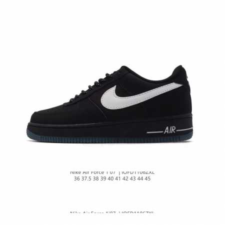 耐克 Nike Air Force 1 '07 Low 空军一号含气垫 低帮百搭厚底增高休闲运动板鞋。柔软、弹性十足的缓震性能和出色的中底设计，横跨复古与现代的 - 点击图像关闭