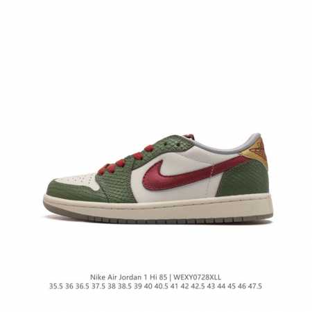 耐克 乔丹air Jordan 1 Low Aj1 乔1 乔丹1代aj1 低帮复古文化休闲运动篮球鞋。该鞋款从 1985 年元年款汲取设计灵感，焕新演绎简约经典 - 点击图像关闭