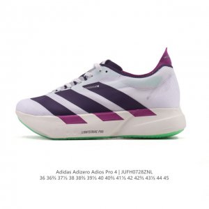 阿迪达斯 Adidas Adizero Adios Pro 4 舒适防滑耐磨 低帮 休闲跑步鞋 男女款厚度增高老爹鞋 2025年，Adidas推出了Adidas