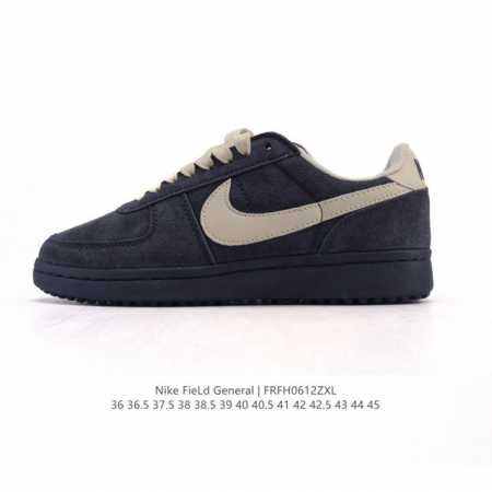 耐克烽火Nike Field General 82 Sp 低帮复古篮球鞋 这款专为烤架战士设计的运动鞋采用 1982 年经典的白 红 黑配色，采用皮革和弹道尼龙 - 点击图像关闭