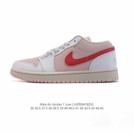 耐克 乔丹Air Jordan 1 Low Aj1 乔1 乔丹1代Aj1 低帮复古文化休闲运动篮球鞋，从1985 年面世的元年款汲取设计灵感，采用简洁大方的经典 - 点击图像关闭