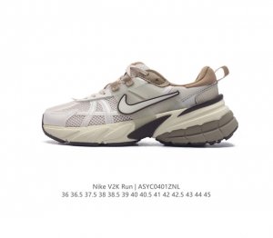 公司级 Nike 耐克 V2K Run 减震防滑 复古低帮跑步鞋 超火复古跑鞋 采用太空革组合呼吸网眼布鞋面材质 搭载正确4层组合底模 嵌入tpu加固稳定模块,