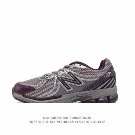 真标 Nb 新百伦 New Balance Ml860 V2 系列复古老爹风休闲运动慢跑。采用丝光猪巴皮革拼接透气网眼织物鞋面t-Beam大底提供足步弓支撑，保 - 点击图像关闭