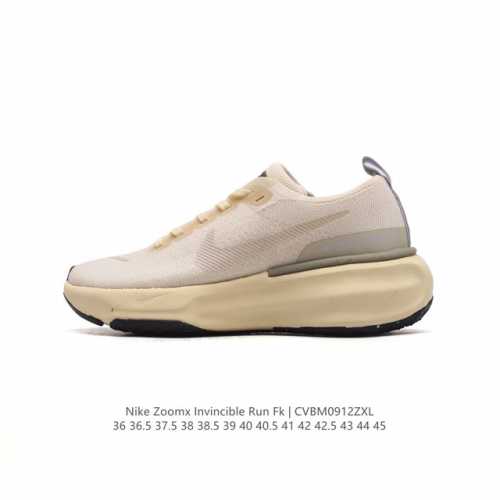 真标 耐克 Nike Zoomx Invincible Run Fk 3 机能风格运动鞋 厚底增高老爹鞋，最新一代的invincible 第三代来了！首先鞋面采