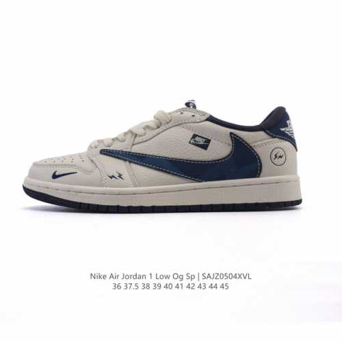 公司级 耐克 乔丹Air Jordan 1 Low Aj1 乔1 乔丹1代Aj1 倒钩 低帮复古文化休闲运动篮球鞋。从1985 年面世的元年款汲取设计灵感，采用