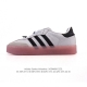 Adidas 阿迪达斯 男女款运动鞋 三叶草Samba Velentine 休闲鞋 德训鞋 2025年新款 蛇纹皮革鞋面 复古板鞋经典运动鞋。一款阿迪达斯的Sa