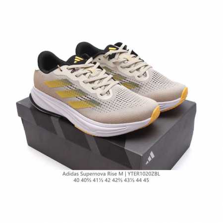 公司级 阿迪达斯 ADIDAS SUPERNOVA RISE SHOES 防滑耐磨随心畅跑舒适跑步运动鞋 采用Dreamstrike+中底，力求为触地添舒适。搭 - 点击图像关闭