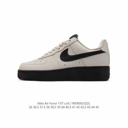 耐克 Nike Air Force 1 '07 Low 空军一号含气垫 低帮百搭厚底增高休闲运动板鞋。柔软、弹性十足的缓震性能和出色的中底设计，横跨复古与现代的 - 点击图像关闭