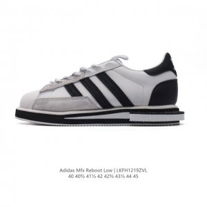阿迪达斯adidas Originals Campus Mfx Reboot Low 模切工艺三叶草轻便低帮板鞋,Mfx Reboot Low 運動鞋，鞋款秉承