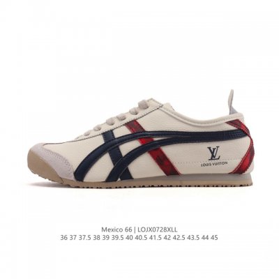 真标 Asics 亚瑟士 男女鞋 配足弓鞋垫 日产经典老牌-鬼塚虎 Onitsuka Tiger Mexico 66经典墨西哥系列复古经典百搭板鞋休闲运动鞋慢跑