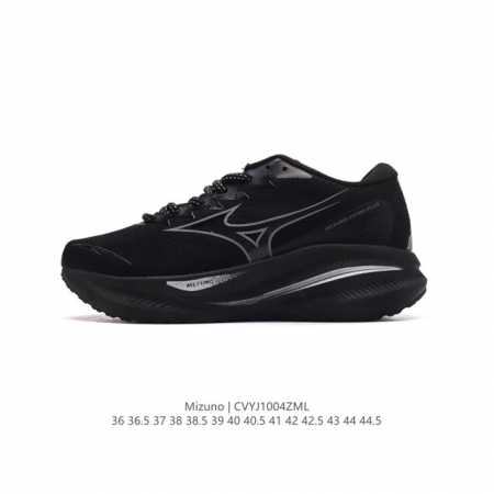 公司级 Mizuno Sportstyle 美津浓 复古时尚休闲舒适减震运动跑步鞋 厚底增高老爹鞋 美津浓wave机械缓震，可以说是机械缓震跑鞋科技的翘楚。有着 - 点击图像关闭