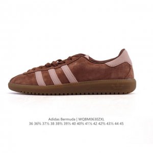阿迪达斯 Adidas 德训鞋系列 清新 马卡龙 造型！阿迪达斯全新三叶草 Bermuda 运动板鞋悄悄上架！近期，Adidas Originals Bermu