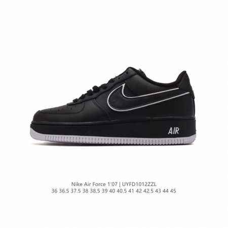 耐克 Nike Air Force 1 '07 Low 空军一号含气垫 低帮百搭厚底增高休闲运动板鞋。柔软、弹性十足的缓震性能和出色的中底设计，横跨复古与现代的 - 点击图像关闭
