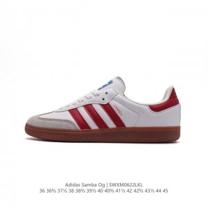 阿迪达斯 德训鞋 ADIDAS ORIGINALS SAMBA OG SHOES 经典运动鞋小白鞋 T头鞋 女鞋 彰显休闲摩登风情的时尚经典鞋。它诞生于50年代