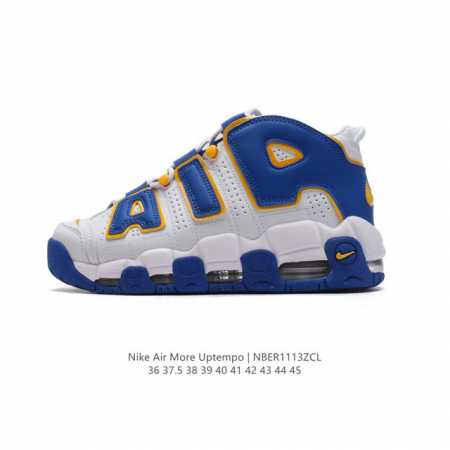 耐克 Nike Air More Uptempo '96 皮蓬全掌气垫男女子运动鞋厚底增高缓震慢跑鞋。续写 20 世纪 80 年代和 90 年代篮球运动飞速发展 - 点击图像关闭