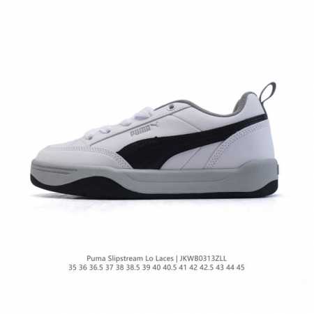 彪马 Puma 彪马跑步鞋 历久弥新的复古感，Puma Slipstream Laces 低帮耐磨新款 厚底增高皮面运动休闲板鞋。全新款 Slipstream - 点击图像关闭
