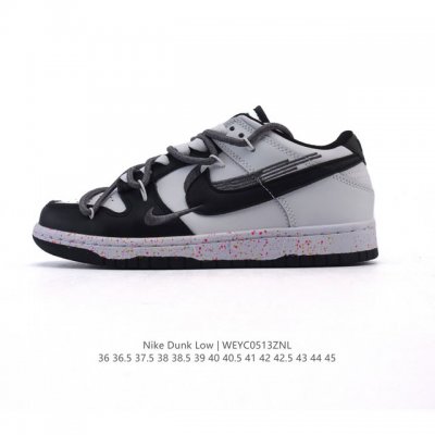 公司级 耐克 Nike Dunk Low Retro 运动鞋复古板鞋 解构绑带 双鞋带。作为 80 年代经典篮球鞋款，起初专为硬木球场打造，后来成为席卷街头的时