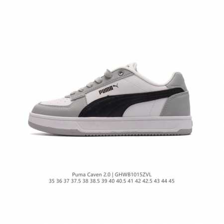 Puma 彪马 男女式 Caven 2.0 运动板鞋卡文 2.0 中性运动鞋。Caven 2.0 是对经典 1980 年代篮球轮廓的微妙旋转，外观是真正的经典。 - 点击图像关闭