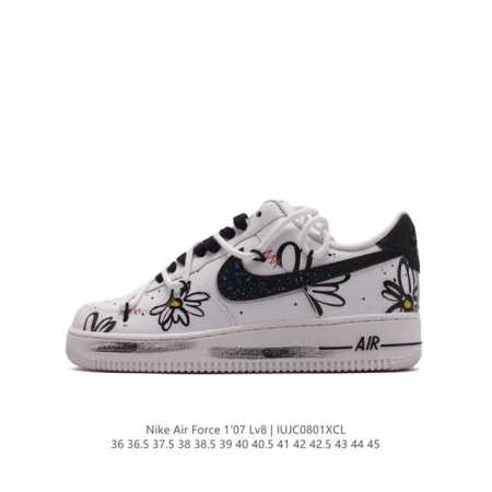耐克 Nike Air Force 1 '07 空军一号 Af1 解构绑带 双鞋带 男女子运动鞋复古篮球鞋。巧妙结合复古美学和新潮魅力，旨在致敬 40 年来风靡 - 点击图像关闭