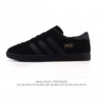 新品 阿迪达斯 Adidas Stadt 舒适透气 百搭潮流 复古时尚 德训鞋 柔软舒适 防滑耐磨 低帮 运动板鞋 男女同款。休闲鞋特色：设计师大胆选择粉色打底