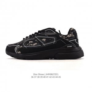 Dior 迪奥 高奢品牌 彰显高级气质 Dior 运动鞋低帮系列复古休闲鞋时尚慢跑鞋厚底老爹鞋圆头系带 运动跑鞋 生活休闲鞋 男款 时髦单品 时尚百搭 复古老爹