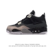 公司级 耐克 Nike Air Jordan 4 Retro Og迈克尔 乔丹aj4代乔4 中帮复古休闲运动文化篮球鞋。秉承轻量化的速度型篮球鞋设计思想完成设计