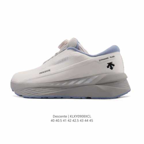 新品公司级 Descente Cron Racer 迪桑特休闲鞋，男款设计，迪桑特Cron Racer系列是一款融合日系极简设计与功能科技的多场景休闲鞋，核心特