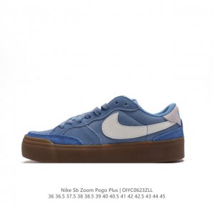 NIKE 耐克 SB Zoom Pogo Plus 男女子滑板鞋复古低帮休闲鞋青年学生运动鞋滑板鞋，新鞋上脚即可带来自然舒适的穿着感受，混合材料设计，塑就出众质