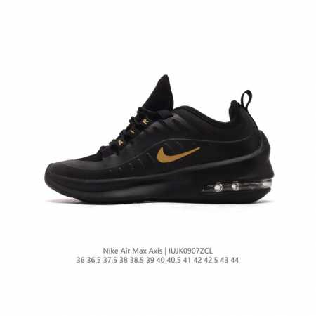 耐克 Nike Air Max Axis 男女子运动鞋气垫缓震轻便休闲运动跑步网面透气舒适日常慢跑鞋。时尚的无缝覆面和透气网眼布演绎时尚外观。流线型中底和独特后 - 点击图像关闭