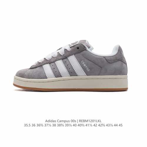 Adidas阿迪达斯.男女鞋 三叶草campus 00S 面包鞋复古休闲板鞋。千禧回潮！Adidas Campus 00S 经典再现！面包化的campus鞋款在