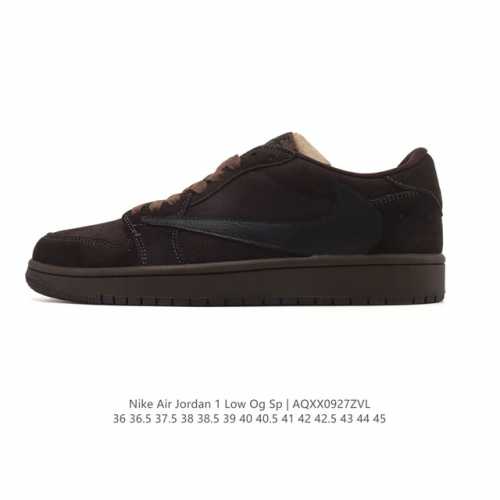 耐克 乔丹Air Jordan 1 Low Aj1 乔1 乔丹1代Aj1 低帮复古文化休闲运动篮球鞋。该鞋款从 1985 年元年款汲取设计灵感，焕新演绎简约经典