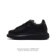 AlexanderMcQueen 亚历山大 麦昆MCQ 运动小白鞋厚底增高闪尾光滑牛皮平底鞋休闲鞋 时尚女板鞋潮运动鞋 ，火爆到大街小巷无人不知，无人不晓的境界