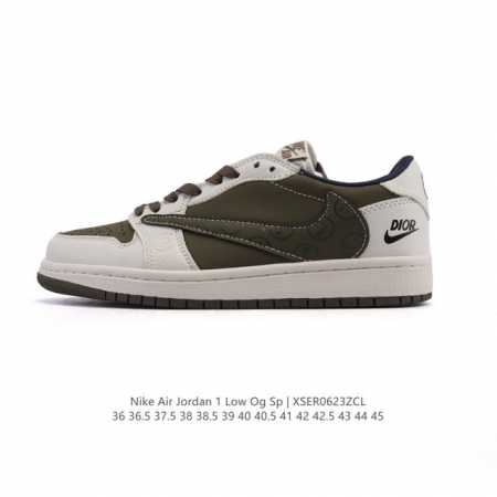 真标 耐克 Nike Air Jordan 1 Low Og Sp Military Blue Aj1乔1倒勾 2025年新款 蛇年新款 低帮篮球鞋 Aj1 乔 - 点击图像关闭
