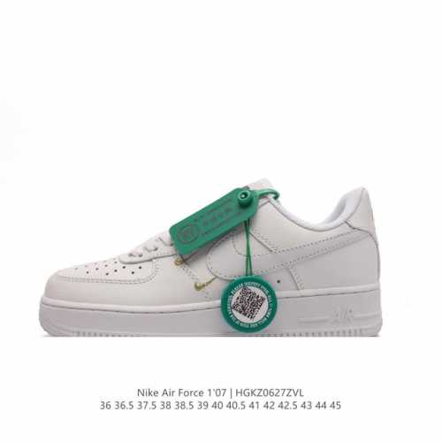附赠送logo清洁刷 AF1耐克 Nike Air Force 1 ‘07 Low 空军一号厚底增高百搭休闲运动板鞋 原楦头原纸板 打造纯正空军版型，专注外贸渠