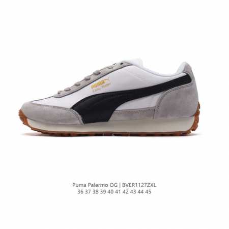 彪马puma Palermo Og 防滑耐磨低帮德训板鞋 男女运动鞋，Army Trainer Og休闲鞋沿用德训鞋经典外观 鞋身和鞋舌分别添加了品牌标志性 L - 点击图像关闭