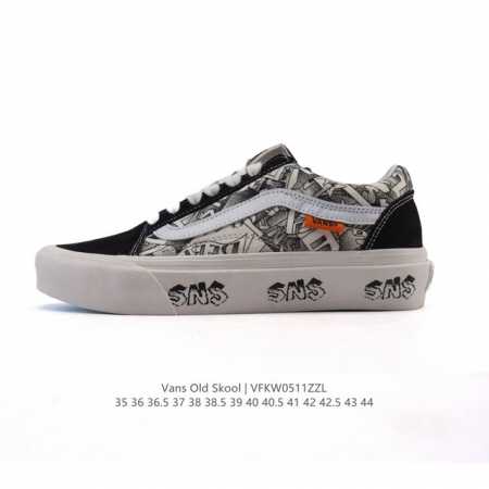万斯 Vans Og Oid Skool百搭休闲低帮运动滑板鞋 。其实Style 36就是现在风靡潮流的Vans鞋款Old Skool的Og版本。历经岁月洗礼的 - 点击图像关闭
