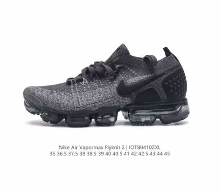耐克 Nike Air Vapormax Flyknit 2二代全掌大气垫男女子运动鞋蒸汽跑鞋网面透气新款潮流百搭缓震慢跑鞋。Nike Air Vapormax - 点击图像关闭