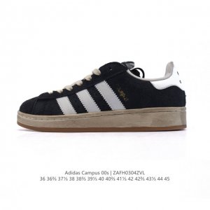 180 Adidas阿迪达斯.三叶草Campus 00S 面包鞋复古休闲板鞋。千禧回潮！Adidas Campus 00S 经典再现！面包化的Campus鞋款在